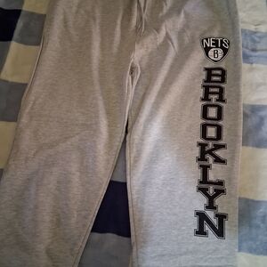 Brooklyn Nets Gray Sweatpants